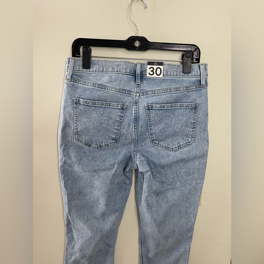 Gap Vintage Slim Mid Rise Slim Stretch Denim Distressed Jeans Pant Size 30. NWT - Picture 12 of 17